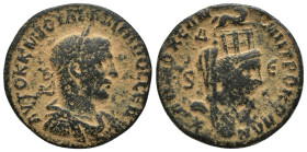 SYRIA, Seleucis and Pieria. Antioch. Philip II. AD 247-249. Æ (27mm, 12.8 g). Laureate, draped, and cuirassed bust of Philip right / Turreted, draped,...