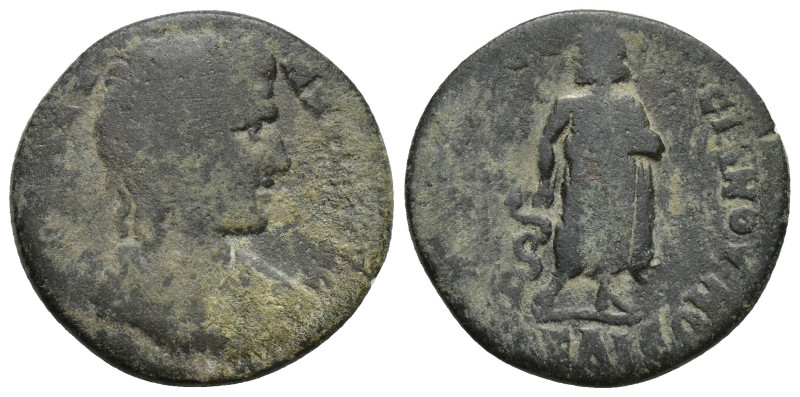 IONIA, Phocaea. Severus Alexander. AD 222-235. Æ (25mm, 7.9 g). Obverse: ΙƐΡΑ ϹΥ...