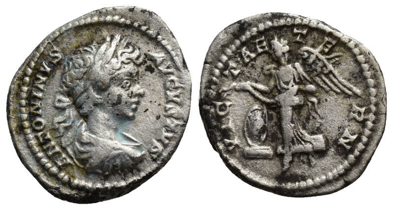 CARACALLA (198-217). Denarius. (19mm, 3.4 g) Rome Obv: ANTONINVS AVGVSTVS. Laure...