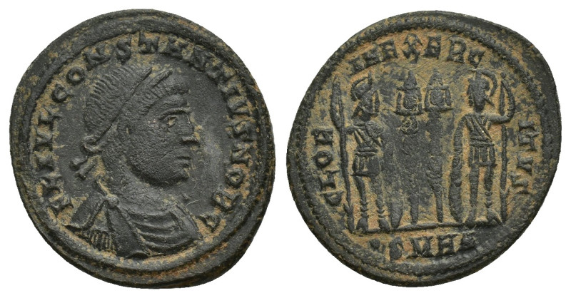 Constantius II. (324-337 AD) Heraclea AE Follis (19mm, 2.3 g) Obv: CONSTANTINVS ...