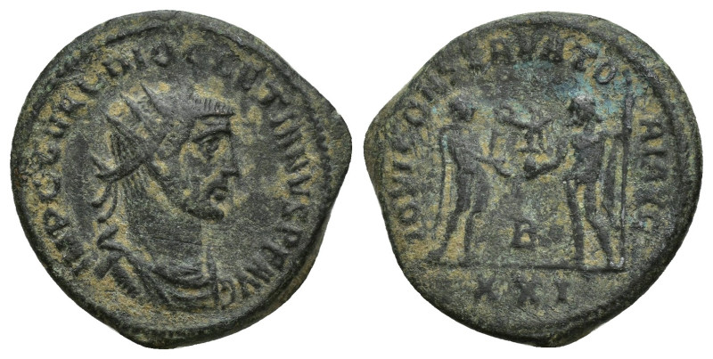 Diocletian. A.D. 284-305. Æ antoninianus (21mm, 4 g). Antioch, A.D. 285. IMP C C...