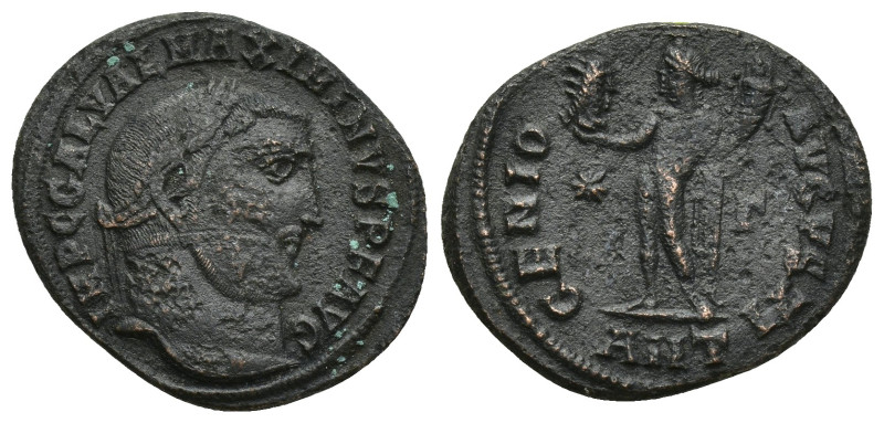 Maximinus II Æ Nummus. (19mm, 4.7 g) Antioch, AD 311-312. IMP C GAL VAL MAXIMINV...