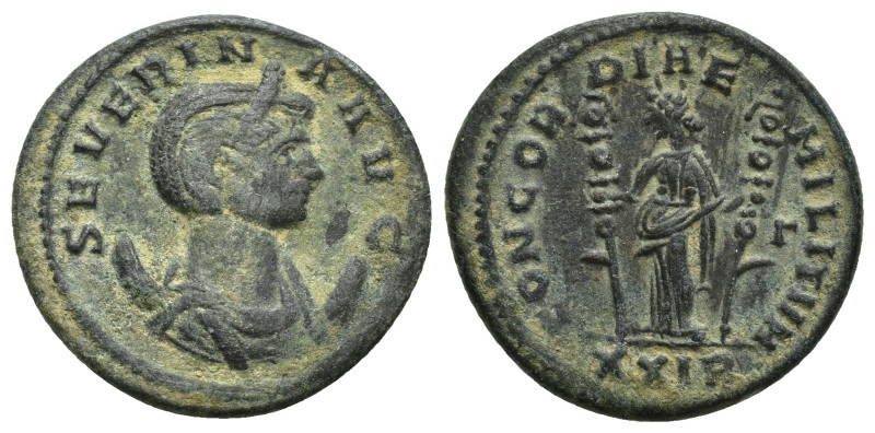 Severina AD 270-275. Ticinum Antoninianus Æ (21mm, 3.9 g). SEVERINA AVG, diademe...