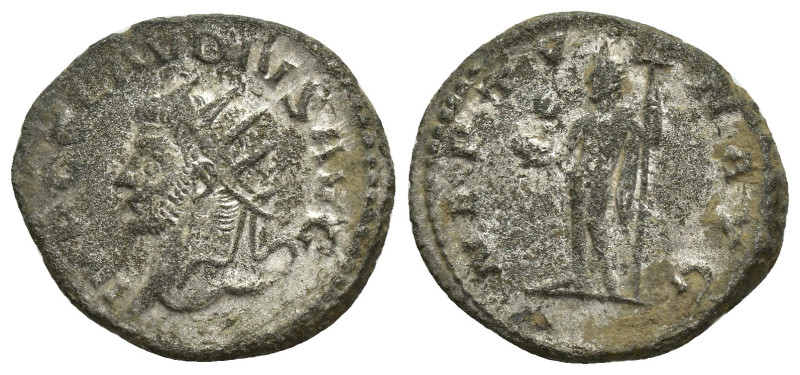 Claudius II Gothicus. A.D. 268-270. AE antoninianus (18mm, 3.6 g). Antioch mint,...