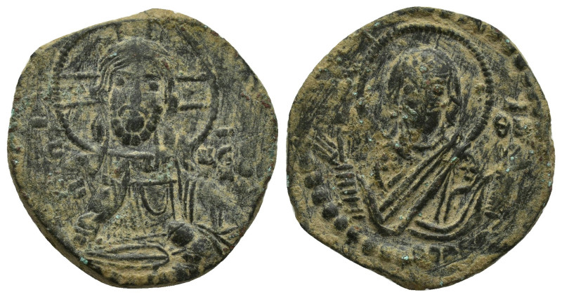 Anonymous Folles. temp. Romanus IV, circa 1068-1071. Ae Follis (24mm, 6.8 g) Cla...