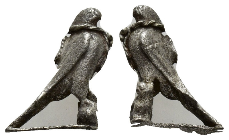 Roman Silver Eagle Statuette. 15mm, 2.1 g