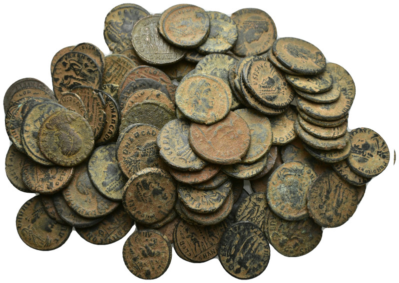 Roman coins lot 100 pieces SOLD AS SEEN NO RETURNS.