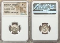 MACEDONIAN KINGDOM. Alexander III the Great (336-323 BC). AR drachm (17mm, 4.20 gm, 11h). NGC MS 5/5 - 5/5. Posthumous issue of Abydus, ca. 310-301 BC...