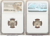 MACEDONIAN KINGDOM. Alexander III the Great (336-323 BC). AR drachm (17mm, 12h). NGC Choice XF. Early posthumous issue of Colophon, under Philip III A...
