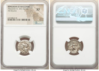 MACEDONIAN KINGDOM. Alexander III the Great (336-323 BC). AR drachm (17mm, 12h). NGC XF. Lifetime issue of Miletus, ca. 325-323 BC. Head of Heracles r...