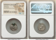 MACEDONIAN KINGDOM. Alexander III the Great (336-323 BC). AR drachm (17mm, 12h). NGC Choice VF. Posthumous issue of Colophon, ca. 310-301 BC. Head of ...