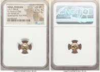 IONIA. Phocaea. Ca. 477-388 BC. EL sixth-stater or hecte (10mm, 2.53 gm). NGC Choice VF 4/5 - 5/5. Head of young female left, wearing double taenia, h...