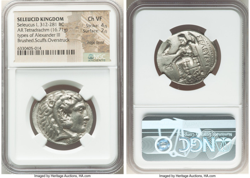 SELEUCID KINGDOM. Seleucus I Nicator (312-281 BC). AR tetradrachm (29mm, 16.71 g...