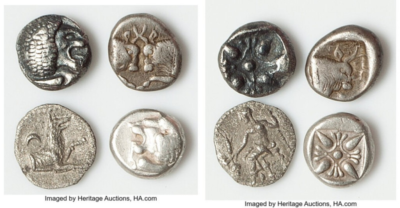 ANCIENT LOTS. Greek. Mixed. Lot of four (4) AR issues. Good-Choice Fine. Include...