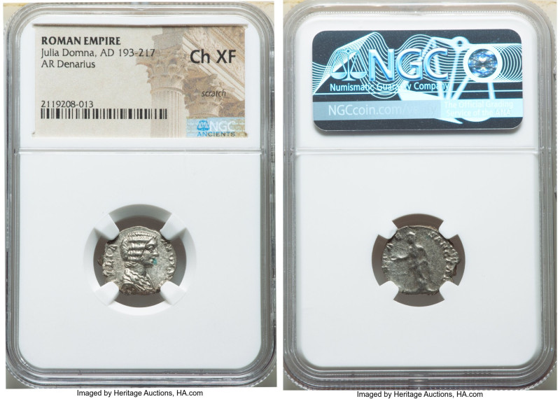 ANCIENT LOTS. Roman Imperial. Lot of five (5) AR denarii. NGC Fine-Choice XF, sc...