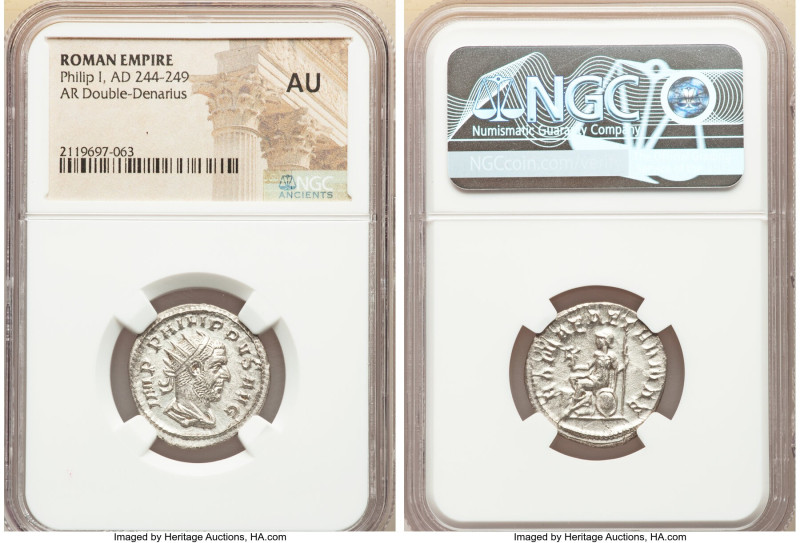 ANCIENT LOTS. Roman Imperial. Lot of five (5) AR antoniniani. NGC Choice VF-AU. ...