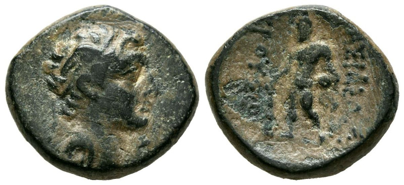 REYES DE BYTHINIA, Prusias II. Ae19. (Ae. 4,88g/19mm). 182-149 a.C. (SNG Copenha...