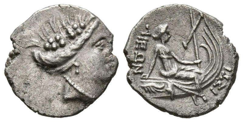 HISTAIA, Euboia. Tetróbolo. (Ar. 1,97g/14mm). Siglo III-Siglo I a.C. (HGC 4, 152...