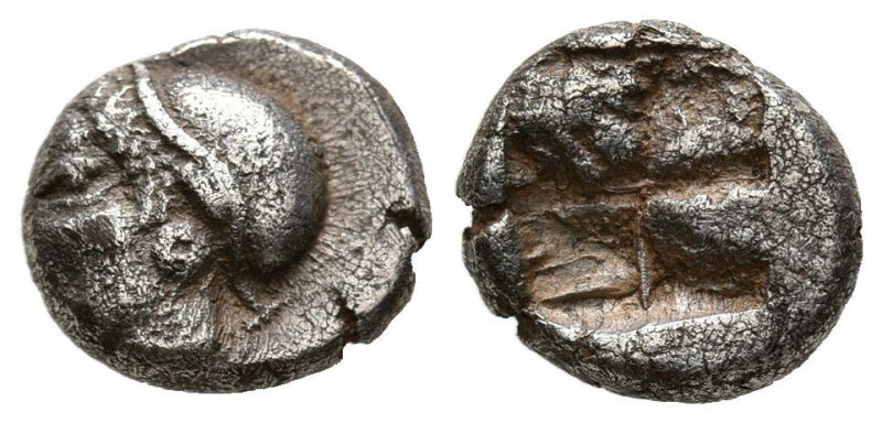 JONIA, Phokaia. Obolo. (Ar. 1,24g/10mm). 521-478 a.C. (SNG von Aulock 1813/5). A...