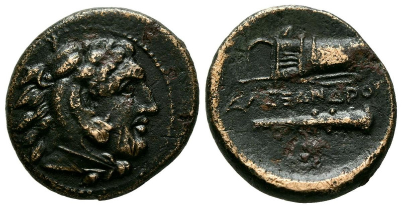 REYES DE MACEDONIA, Alejandro III el Grande. Ae19. (Ae. 5,12g/19mm). 336-323 a.C...