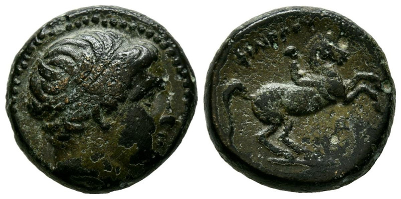 REYES DE MACEDONIA, Filipo II. Ae17. (Ae. 6,76g/17mm). 359-336 a.C. (Seaby 6698)...