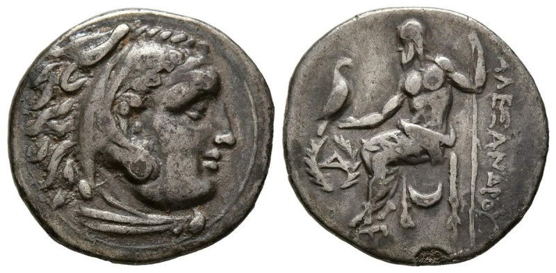 REYES DE MACEDONIA, Alejandro III el Grande. Dracma. (Ar. 3,81g/19mm). 310-305 a...
