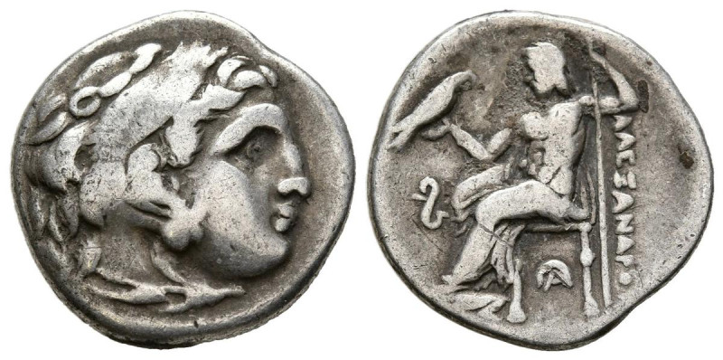 REYES DE MACEDONIA, Filipo III Arrhidaios. Dracma. (Ar. 4,08g/18mm). 323-317 a.C...