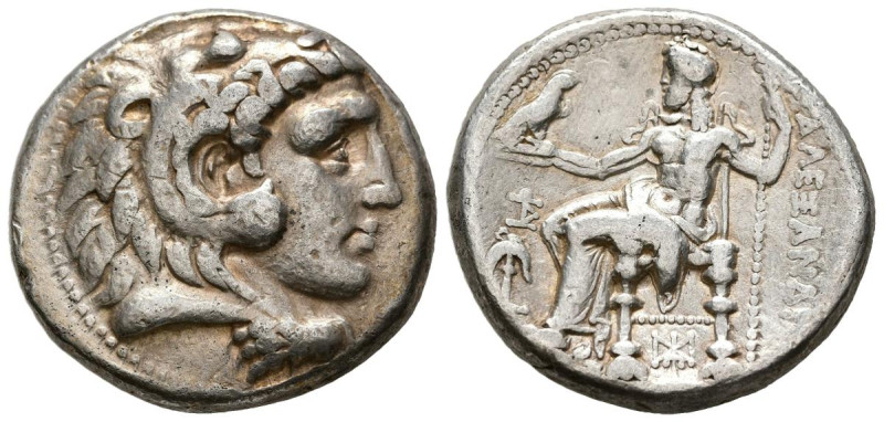 REYES DE MACEDONIA, Seleukos I Nikator. Tetradracma. (Ar. 16,97g/25mm). 312-281 ...