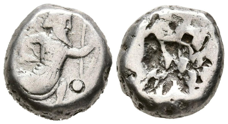 PERSIA, Reino Achaemenida. Siglos. (Ar. 5,45g/15mm). 485-420 a.C. Sardes. (BMC A...