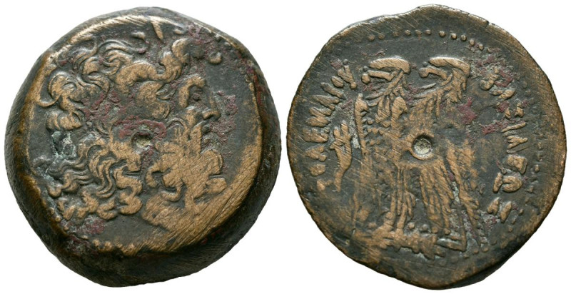 REINO PTOLEMAICO, Ptolomeo VIII Euergetes II. Dracma. (Ae. 27,27g/34mm). 145-116...