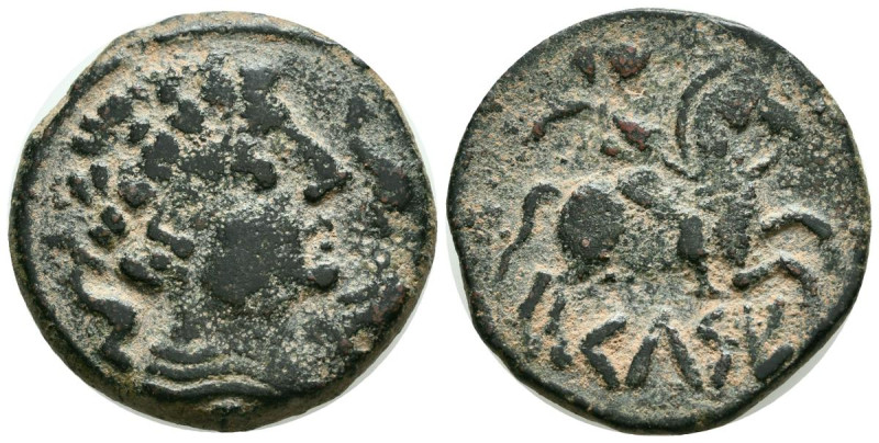 CELSE (Velilla del Ebro, Zaragoza). As. (Ae. 12,29g/27mm). 120-50 a.C. (FAB-771)...