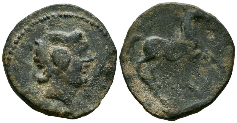 SACILI (Pedro Abad, Córdoba). As. (Ae. 7,52g/27mm). 120-50 a.C. (FAB-2020). Anv:...