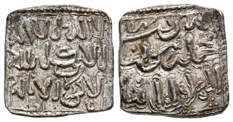 ALMOHADES, Anónimo en nombre de al-Mahdi. Dirham. (Ar. 1,51g/14mm). Sin ceca. (V...