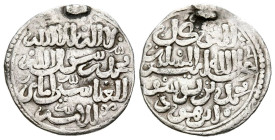 TAIFA ALMOHADES, Muhammad Al-Mutawakkil (Banu Hud, Reyes de Murcia). Dirham. (Ar. 1,52g/18mm). 625-635H. (Rodriguez Lorente 113; Vives 2140). MBC. Rar...