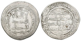 CALIFATO OMEYA DE DAMASCO. Hisham ibn Abd Al-Malik. Dírham (Ar. 1,77g/23mm). Wasit. 110 H. (Album-137; Klat-703). MBC.