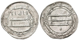 CALIFATO ABASIDA. Harun al-Rashid (AH 170-193/ 786-809 d.C). Dírham (Ar. 2,97g/24mm). 188 H. Madinat al- Salam (Bagdad). (Album 219.2). EBC.