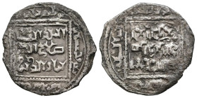 DINASTIA AYUBI DE SIRIA Y EGIPTO, Al-Nasir l Salah al-Din (554-589H). Dirham. (Ar. 2,42g/21mm). 580H. Damasco. (Album 787). MBC.