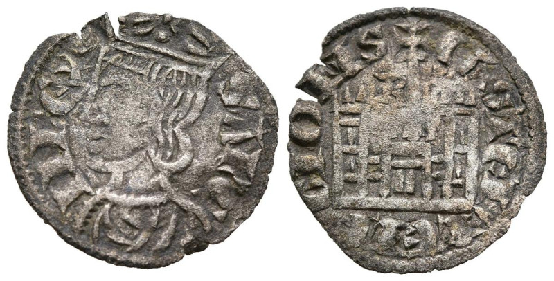 SANCHO IV (1284-1295). Cornado. (Ve. 0,65g/19mm). Burgos. (FAB-296.3). Anv: Bust...