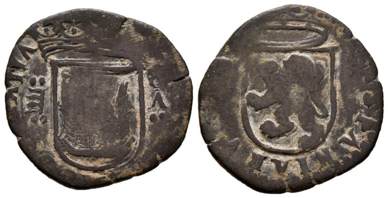 FELIPE II (1556-1598). Cuartillo. (Ve. 2,76g/21mm). S/D (1566-1588). Valladolid....