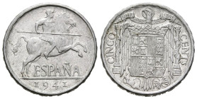 ESTADO ESPAÑOL. 5 Céntimos. (Al. 1,16g/23mm). 1841. Madrid. (Cal-2019-2). EBC-.