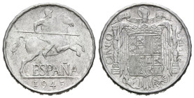 ESTADO ESPAÑOL. 5 Céntimos. (Al. 1,15g/23mm). 1845. Madrid. (Cal-2019-3). EBC-.