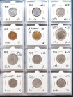 ESTADO ESPAÑOL (1936-1975). Gran conjunto formado por 68 monedas de este periodo histórico (se incluye algunas piezas del reinado de Alfonso XII y II ...