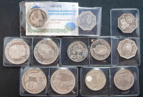 JUAN CARLOS I (1975-2014). Precioso conjunto formado por 12 monedas de plata con valores de 1000, 1500 y 2000 Pesetas y 20 Euros con diferentes fechas...