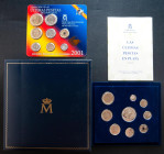 JUAN CARLOS I (1975-2014). Set completo de la colección Las Últimas Pesetas en Plata. 2001. FNMT. 9 monedas en plata con valores comprendidos entre 1 ...