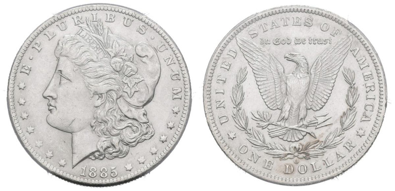 ESTADOS UNIDOS. 1 Dollar (Ar. 26,73g/38mm)*. 1885. Nueva Orelans O. (Km#110). UN...