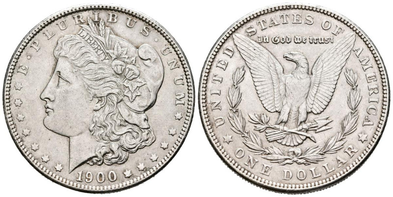 ESTADOS UNIDOS. 1 Dollar. (Ar. 26,68g/38mm). 1900. Philadephia. (Km#110). MBC+.