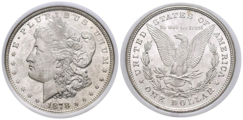 ESTADOS UNIDOS. 1 Dollar (Ar. 26,73g/38mm)*. 1878. Philadelphia. 8TF. VAM-6. (Km...