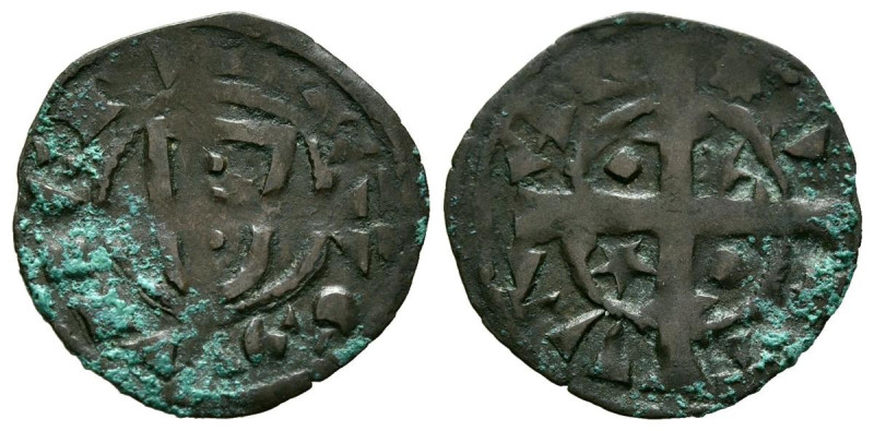 PORTUGAL. Dinheiro. (Ae. 0,56g / 15mm). S/D. D. Sancho II (1223-1248). (Gomes 16...