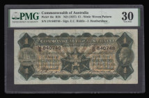 Australia One Pound George V at right Pick 16c Riddle and Heathershaw PMG 30 Very Fine 

Estimate: GBP 300 - 400