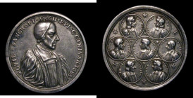 Archbishop Sancroft and the Bishops 1688 Eimer 288b (cast, 50mm diameter with plain edge) Obverse: Bust facing right wearing a cap and clerically robe...
